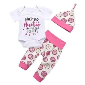 3PCS Baby Boys Girls Outfit Set