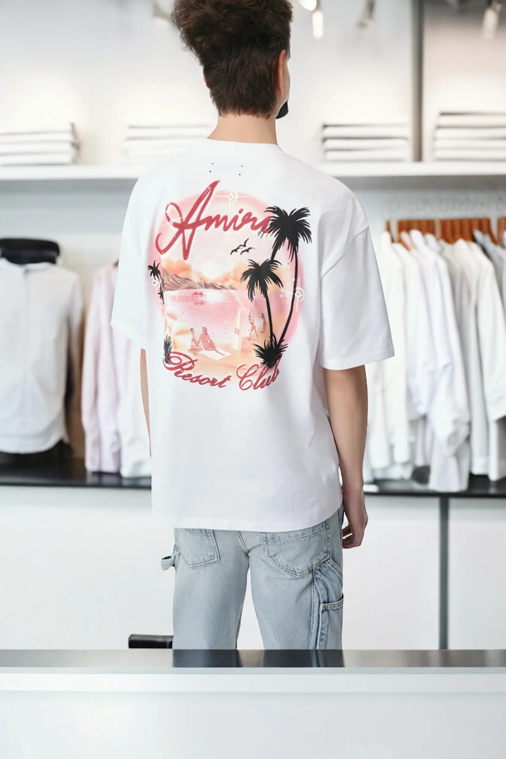 AMIRI Paradise Airbrush Tee