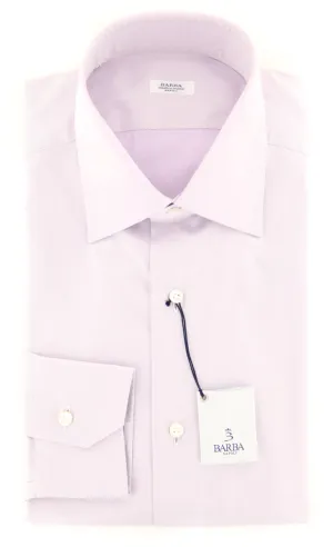 Barba Napoli Lavender Purple Shirt - Slim