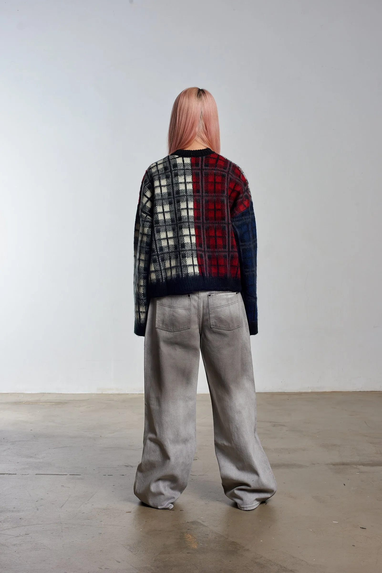 Crux Spliced Check Knit