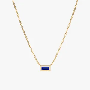 Dainty Sapphire Necklace, Teresa