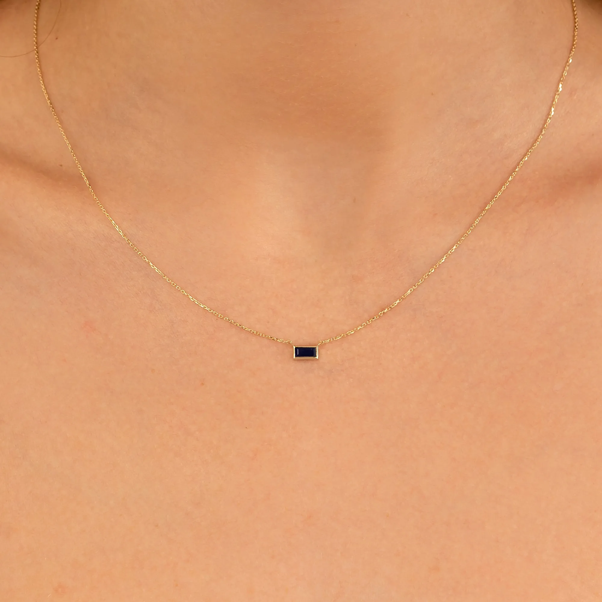 Dainty Sapphire Necklace, Teresa