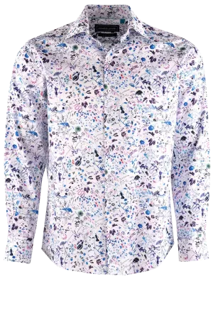 David Smith Australia White Breeze Button-Front Shirt