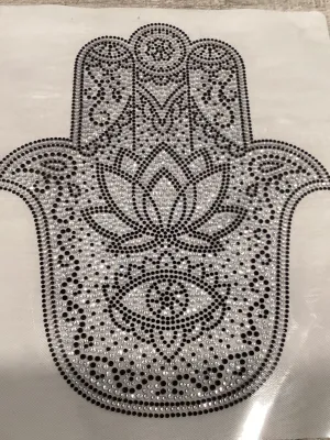 Hamsa Bling Transfer