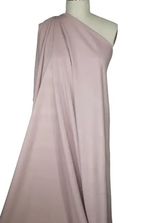 NY Designer Stretch Rayon-Cotton Twill - Dusky Rose