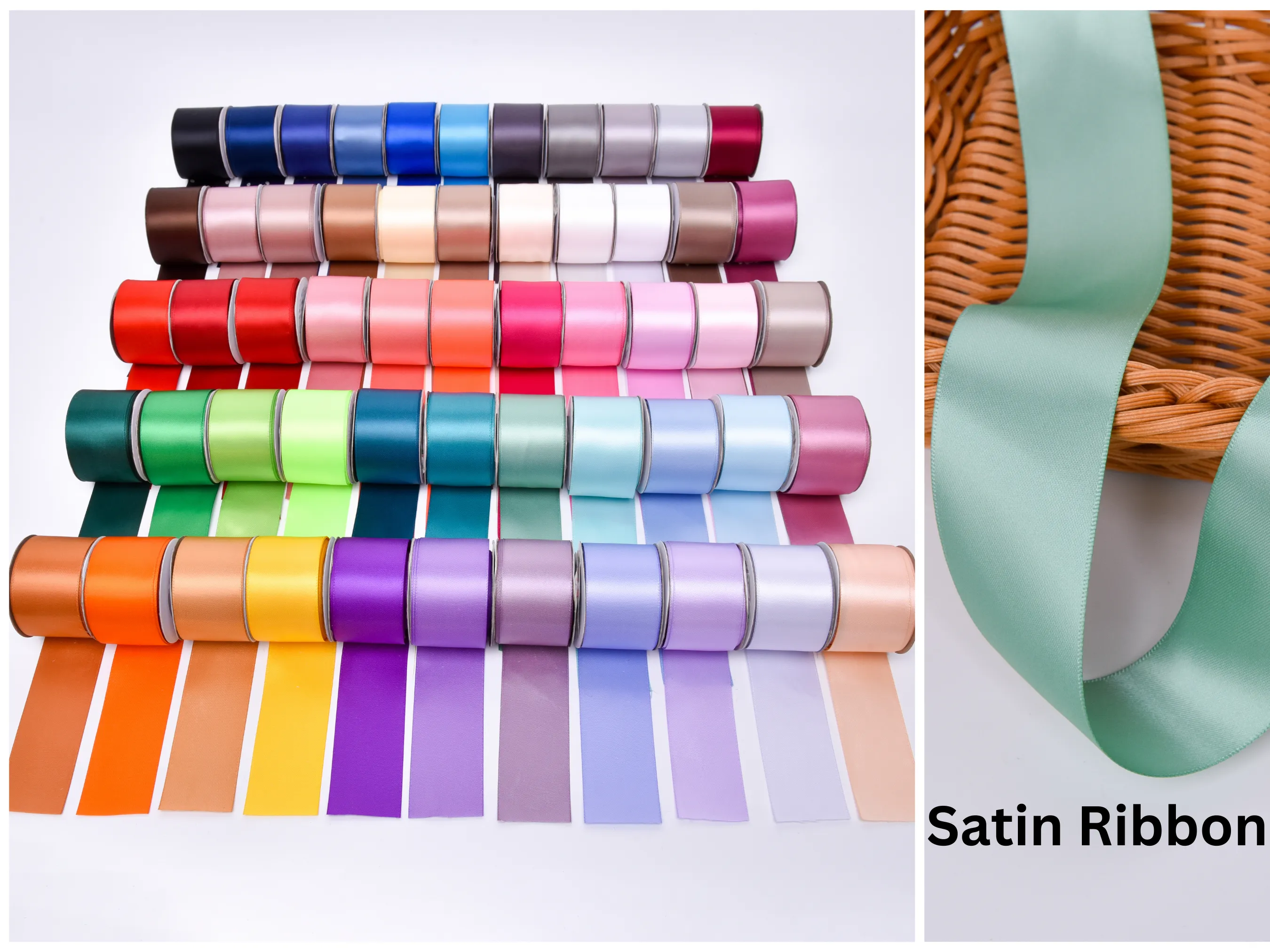 Satin ribbon  Collection  15 mm wide